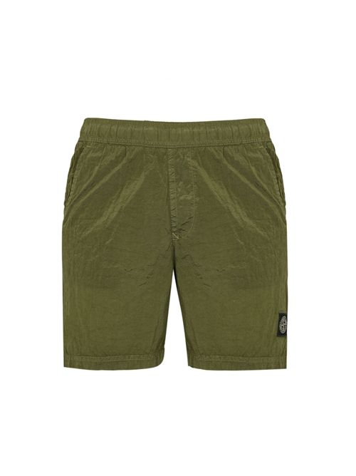 Pantaloncini da bagno B100004 in Nylon Metal Military Green